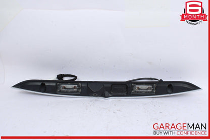14-17 Maserati Ghibli Rear Trunk Lid Parking Camera Molding Panel Assembly OEM