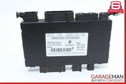 03-12 Mercedes GL450 CLS550 E350 ML450 Front Left Under Seat Control Module Unit