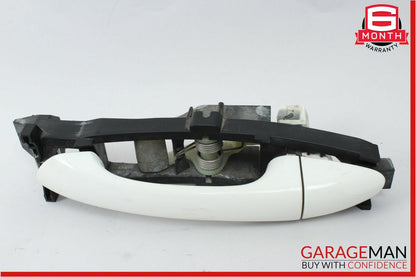 05-07 Mercedes W203 C230 C55 AMG Rear Left Side Exterior Door Handle White OEM