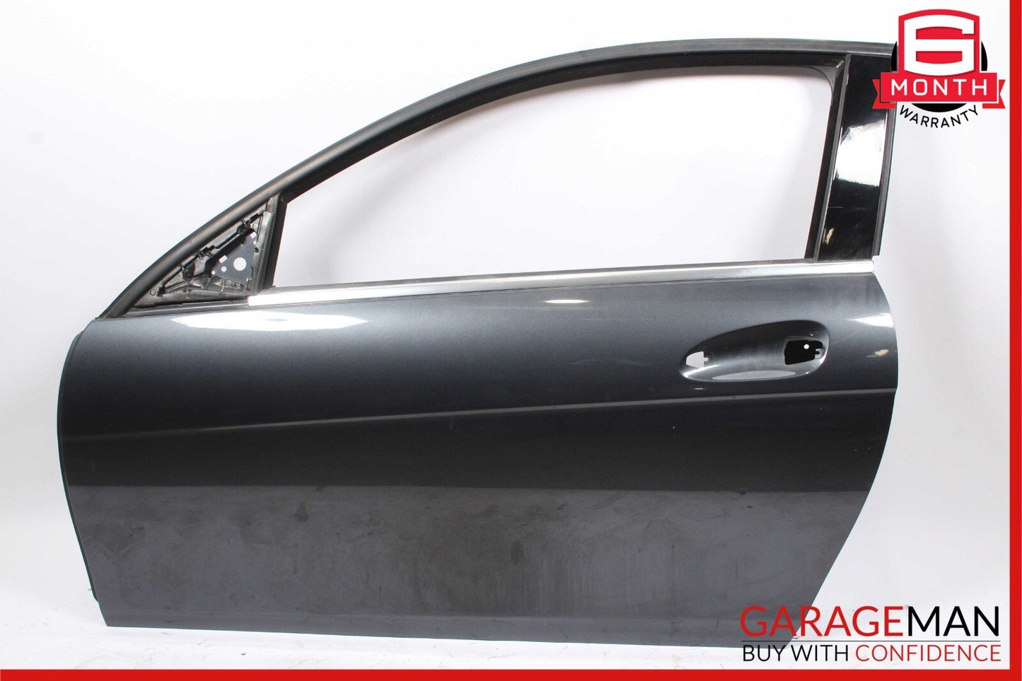 12-14 Mercedes W204 C350 Coupe Front Left Exterior Door Shell Tenorite Gray