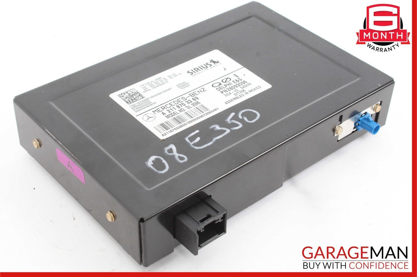 Mercedes W211 E350 ML350 R350 GL450 Sirius Satellite Radio Receiver Module OEM