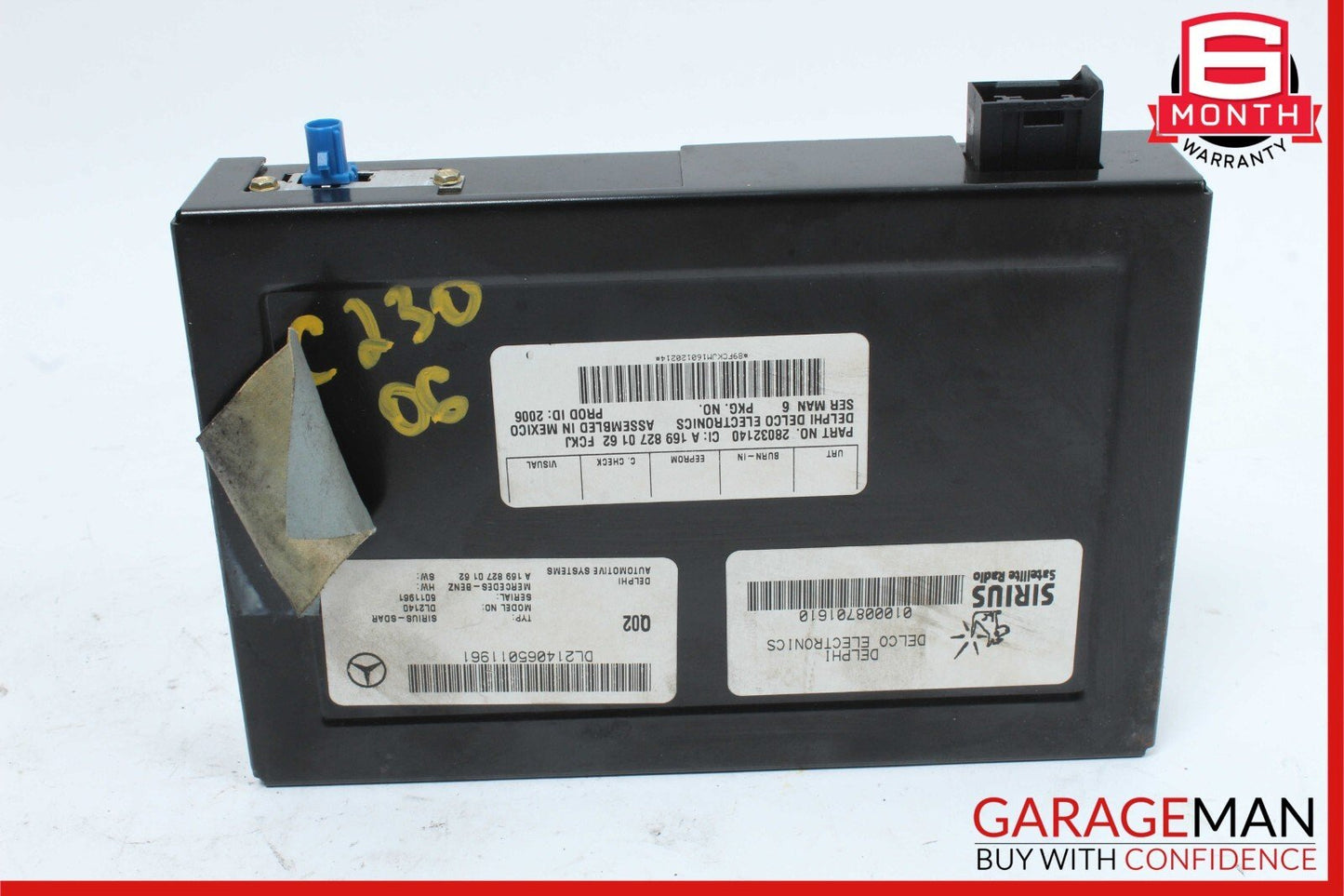 03-09 Mercedes C230 E320 GL450 ML63 AMG Sirius Satellite Radio Receiver OEM