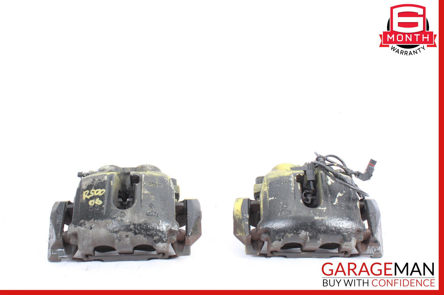 06-13 Mercedes W251 R500 GL450 Front Right & Left Brake Caliper Calipers Set OEM