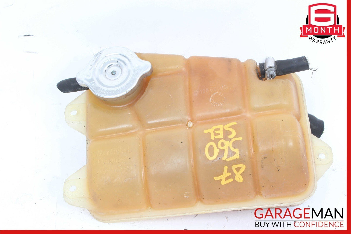 86-91 Mercedes W126 560SEL 420SEL Coolant Overflow Reservoir Expansion Tank OEM