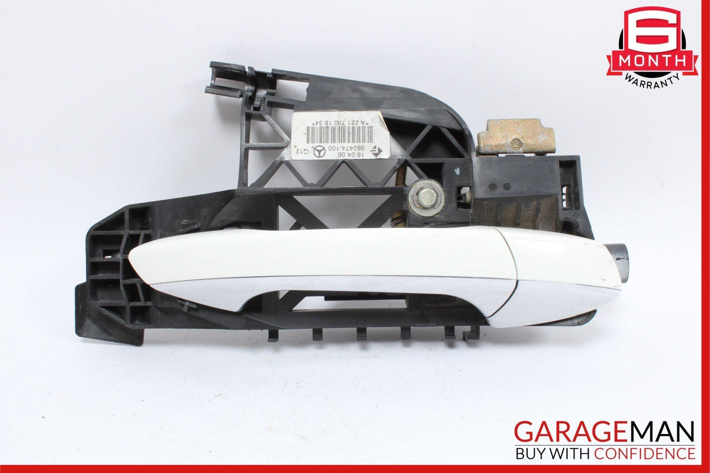 07-13 Mercedes W221 S550 S600 S63 AMG Rear Right Side Exterior Door Handle White
