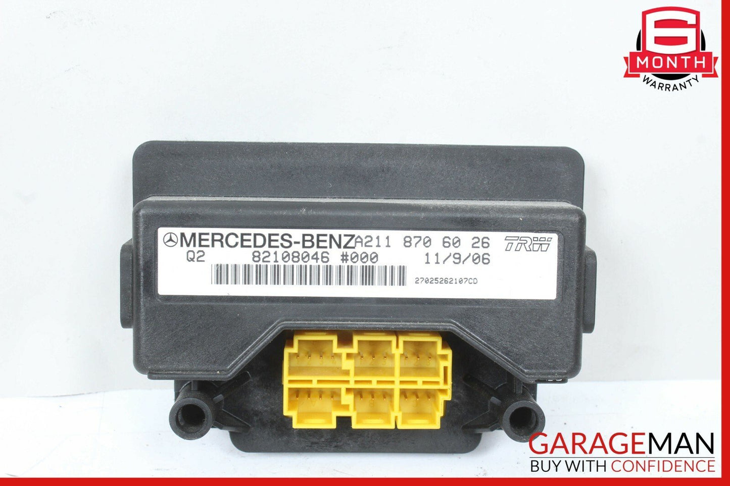 06-09 Mercedes W164 ML350 Seat Weight Sensor Control Module 2118706026 OEM