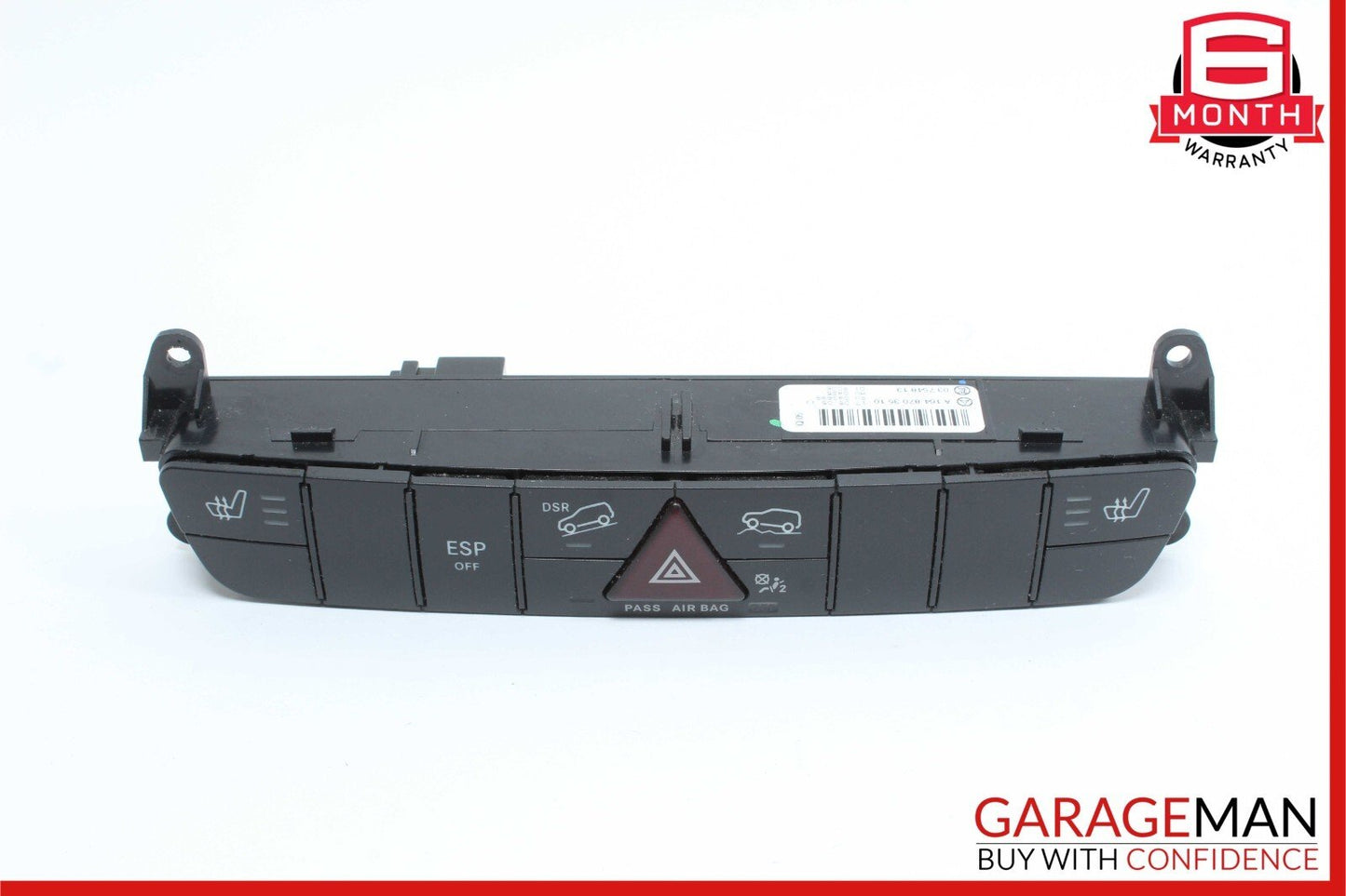 06-12 Mercedes W164 ML350 GL350 Dash Hazard Heated Seats ESP Control Panel