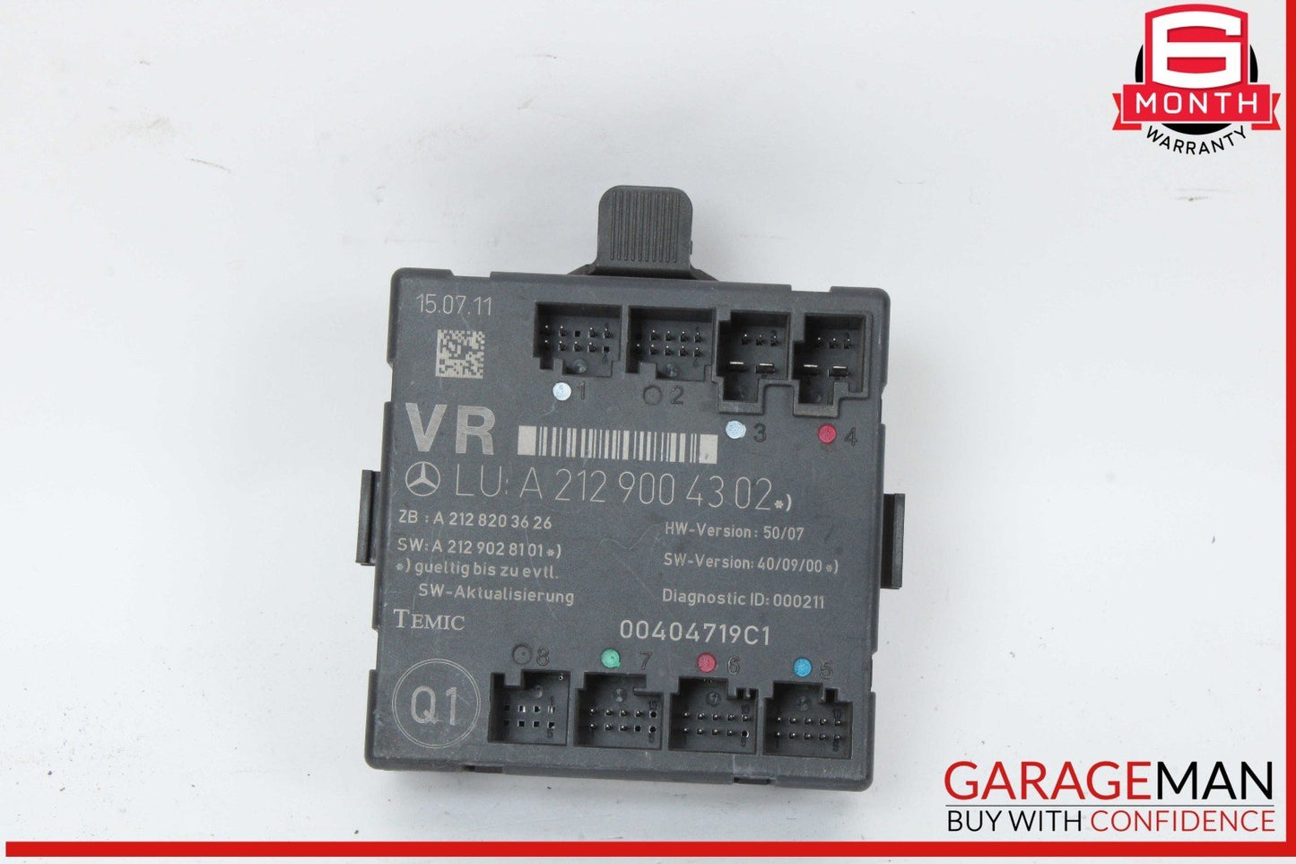 08-18 Mercedes W212 E350 E400 C250 Front Right Side Door Control Module Unit OEM