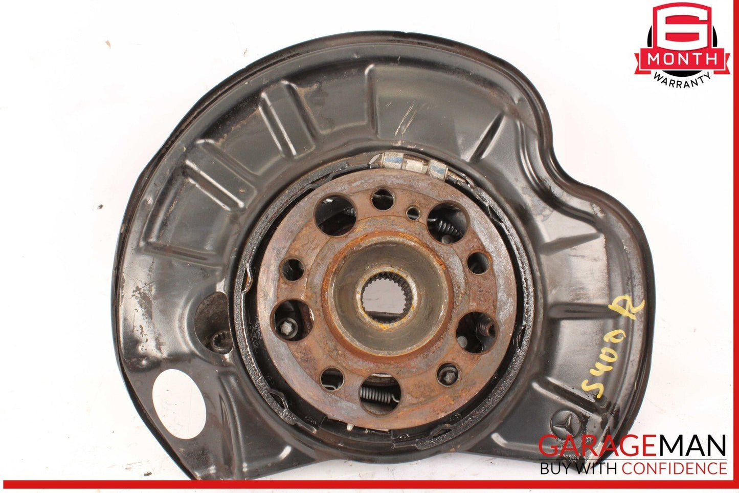 07-14 Mercedes W221 S400 Hybrid Rear Right Wheel Carrier Spindle Knuckle Hub OEM