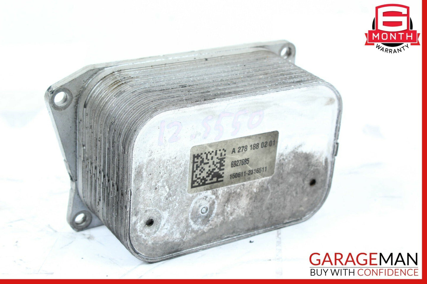 11-20 Mercedes W221 S550 CL550 E550 Engine Motor Oil Cooler 2781880201 OEM