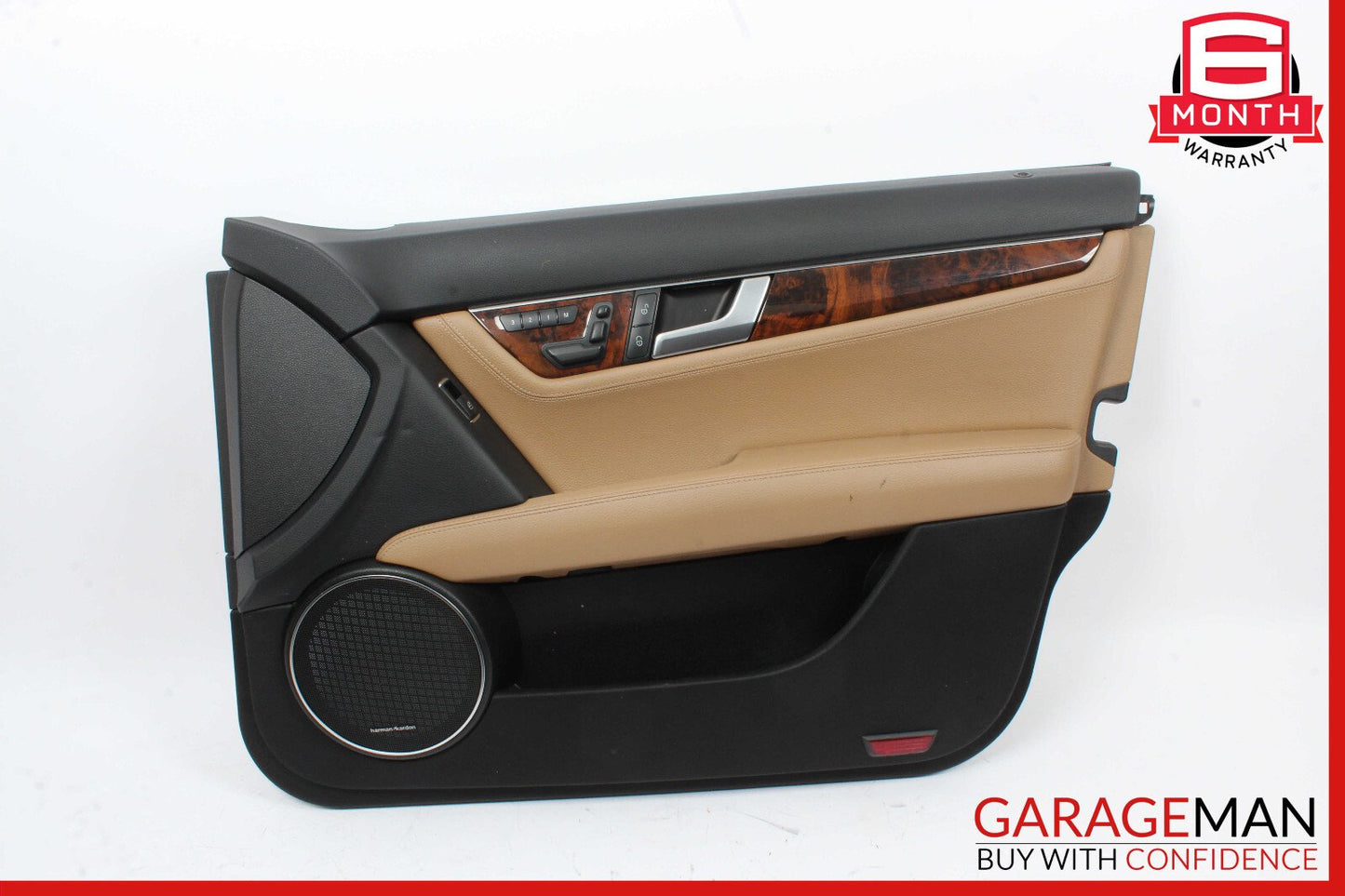 08-14 Mercedes W204 C300 Front Right Side Complete Interior Door Panel OEM