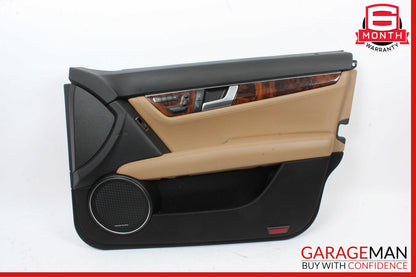08-14 Mercedes W204 C300 Front Right Side Complete Interior Door Panel OEM