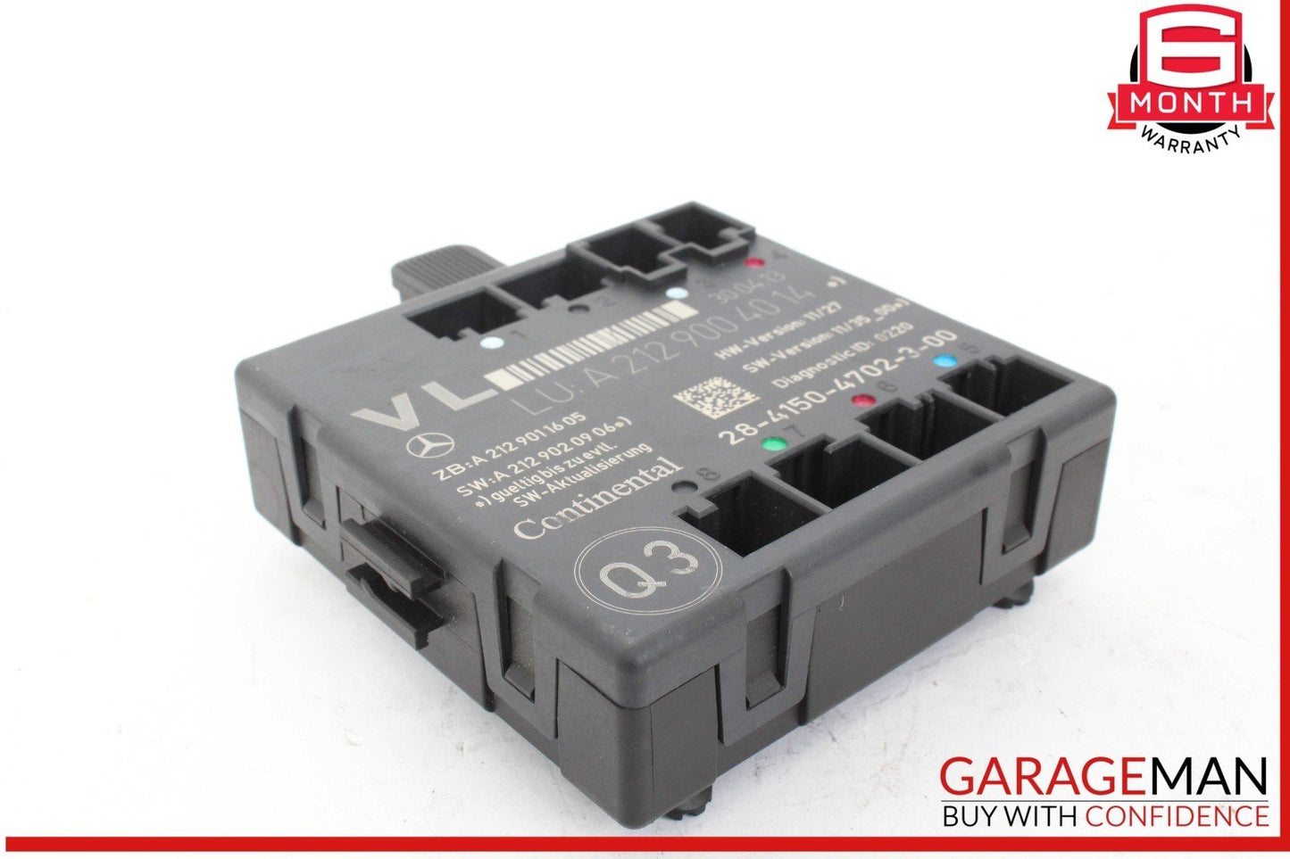 08-18 Mercedes W212 E350 C300 CLS550 Front Left Side Door Control Module OEM