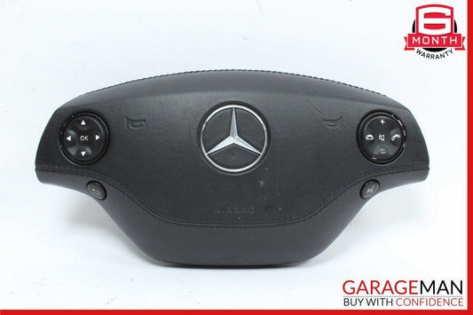 07-10 Mercedes W221 S550 CL500 CL550 Steering Wheel Airbag Air Bag Black OEM