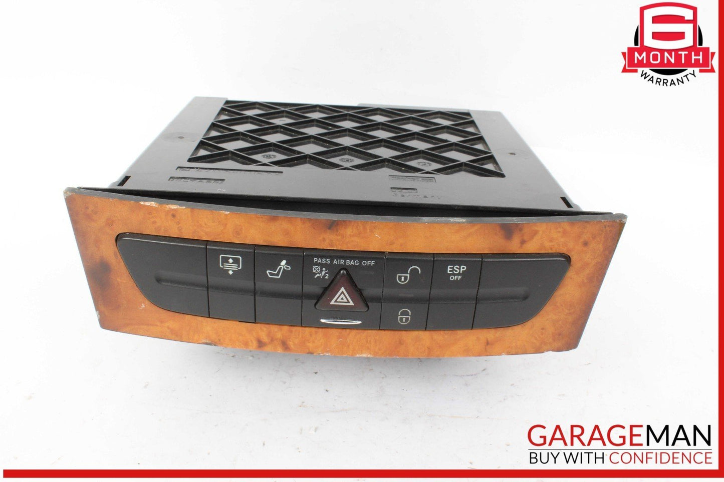 03-09 Mercedes W211 E500 CLS500 Hazard Switch Control Panel 2116800552 OEM