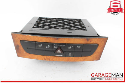 03-09 Mercedes W211 E500 CLS500 Hazard Switch Control Panel 2116800552 OEM