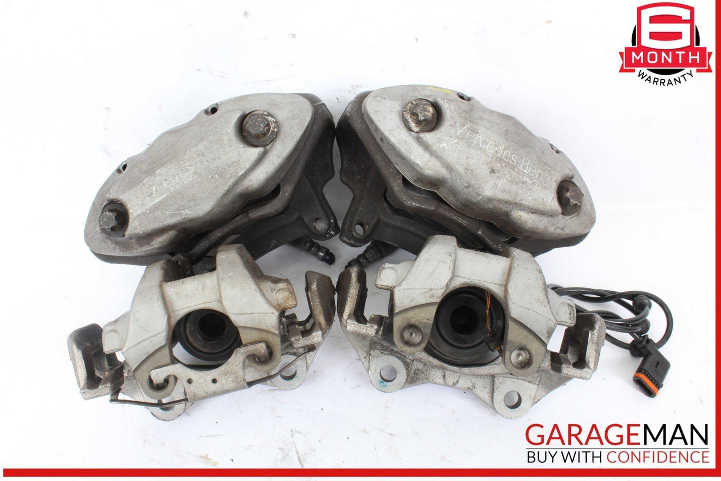 05-07 Mercedes W203 C230 Front & Rear Side Brake Caliper Calipers Set of 4 OEM