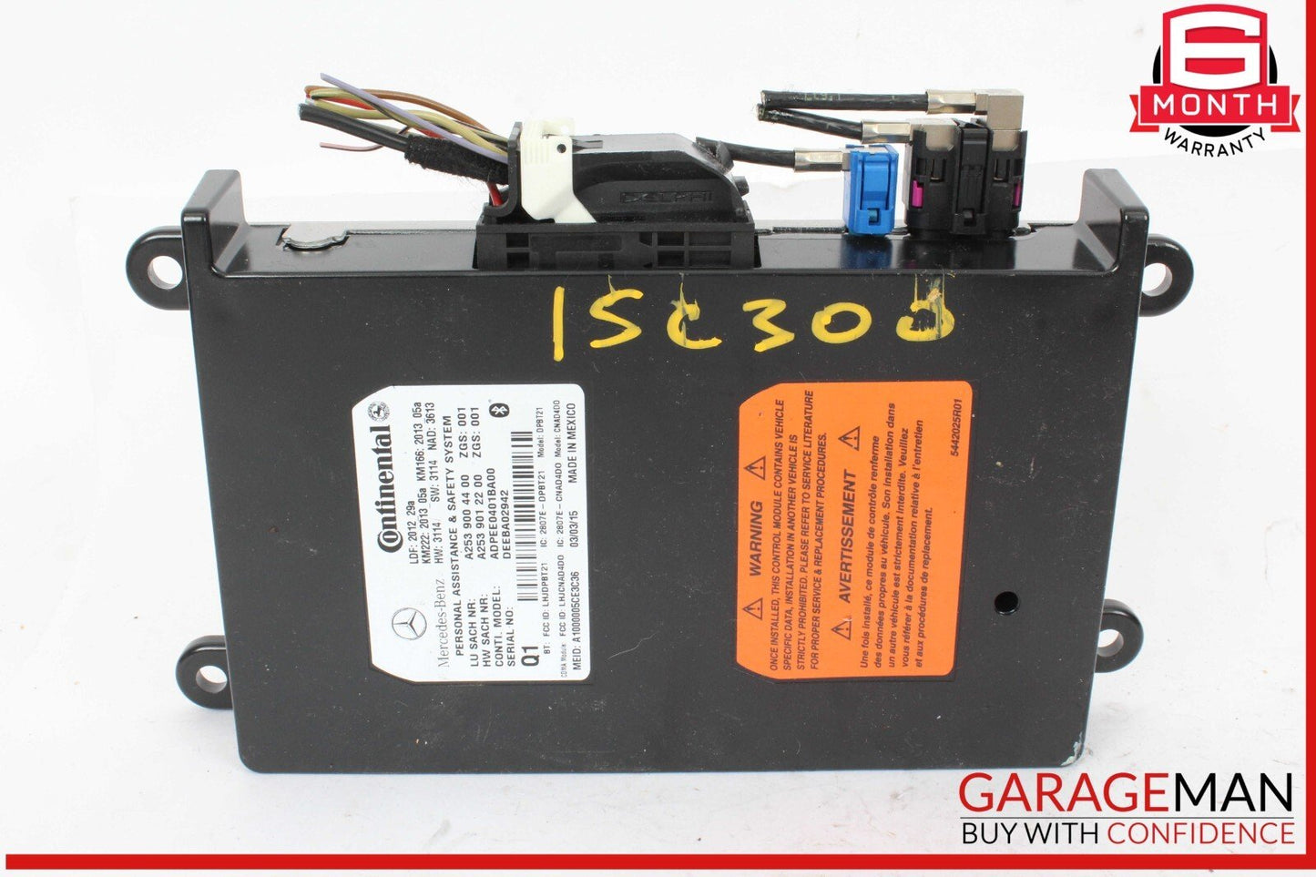 10-20 Mercedes W205 C300 C400 GLA250 SL400 Communication Control Module