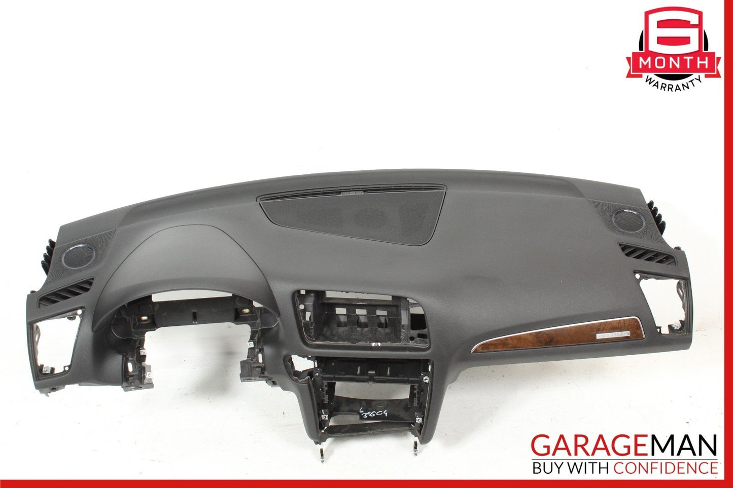 09-17 Audi Q5 Front Dash Dashboard Instrument Panel Cover Trim Assembly Black