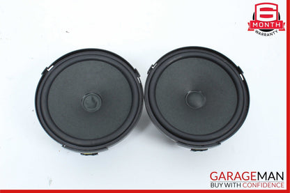 06-15 Mercedes W204 C250 C300 Rear Right & Left Side Door Sound Speakers Set OEM