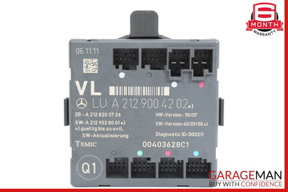 08-18 Mercedes E350 W212 Driver Side Door Control Module 2129004202
