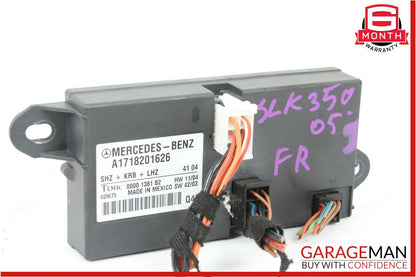 05-11 Mercedes R171 SLK280 SLK350 Heating Heated Seat Seats Controller Module