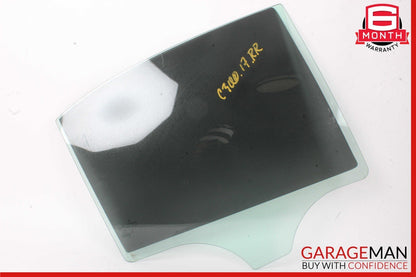 15-21 Mercedes W205 C300 C400 Rear Right Side Door Window Glass OEM