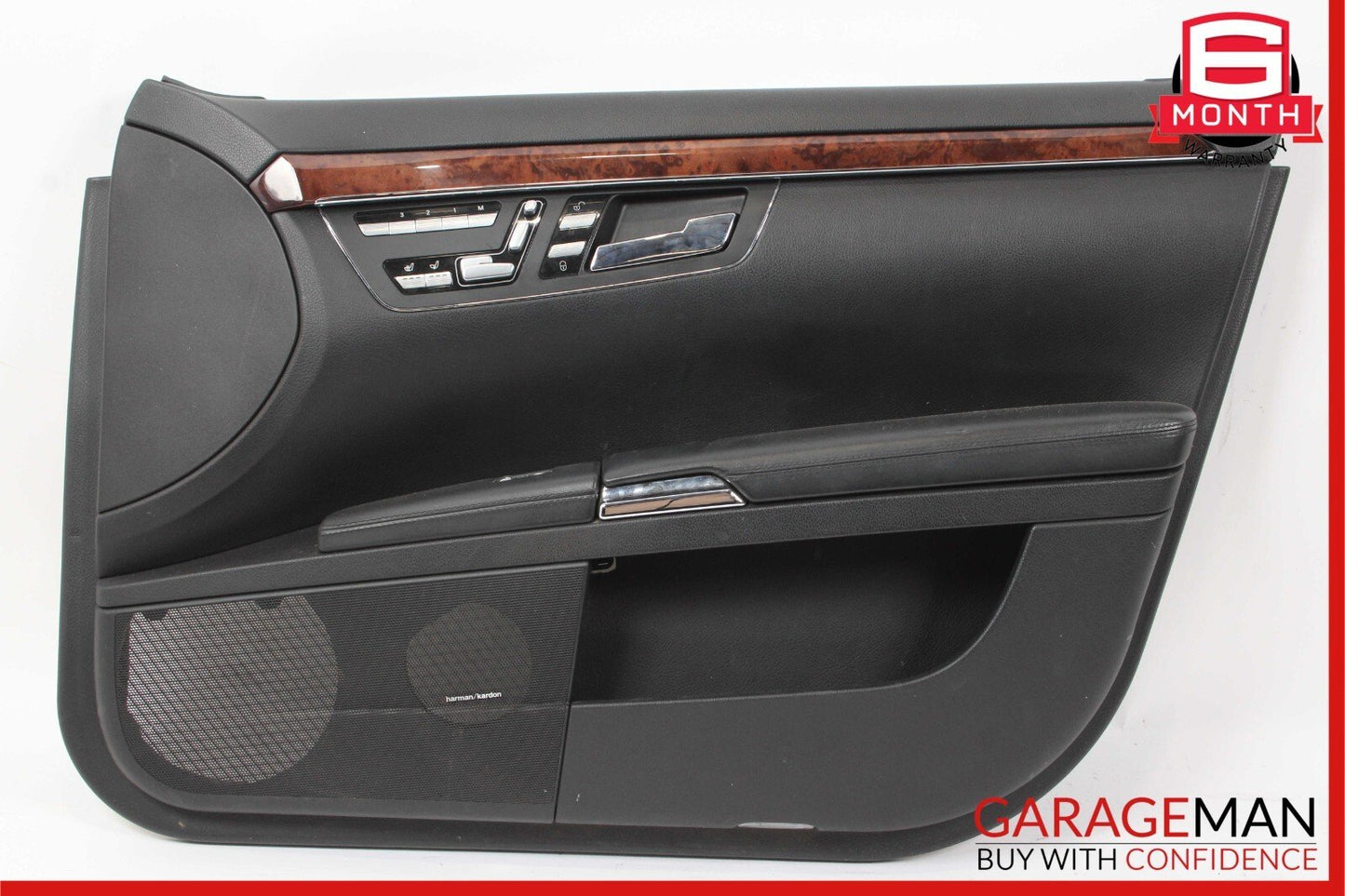 07-09 Mercedes W221 S63 AMG Front Right Interior Door Panel Assembly Black OEM