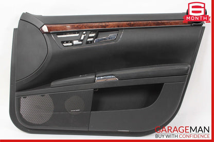 07-09 Mercedes W221 S63 AMG Front Right Interior Door Panel Assembly Black OEM