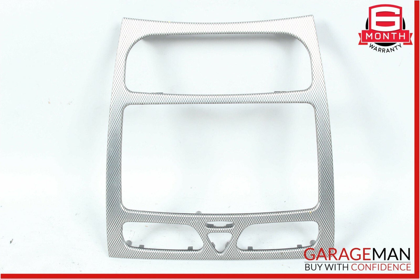 01-04 Mercedes W203 C230 Coupe Center Dash Radio Bezel Trim Panel Carbon Fiber