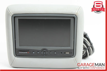 07-12 Mercedes GL450 ML450 R320 Seat Headrest Screen Monitor Display Trim Grey