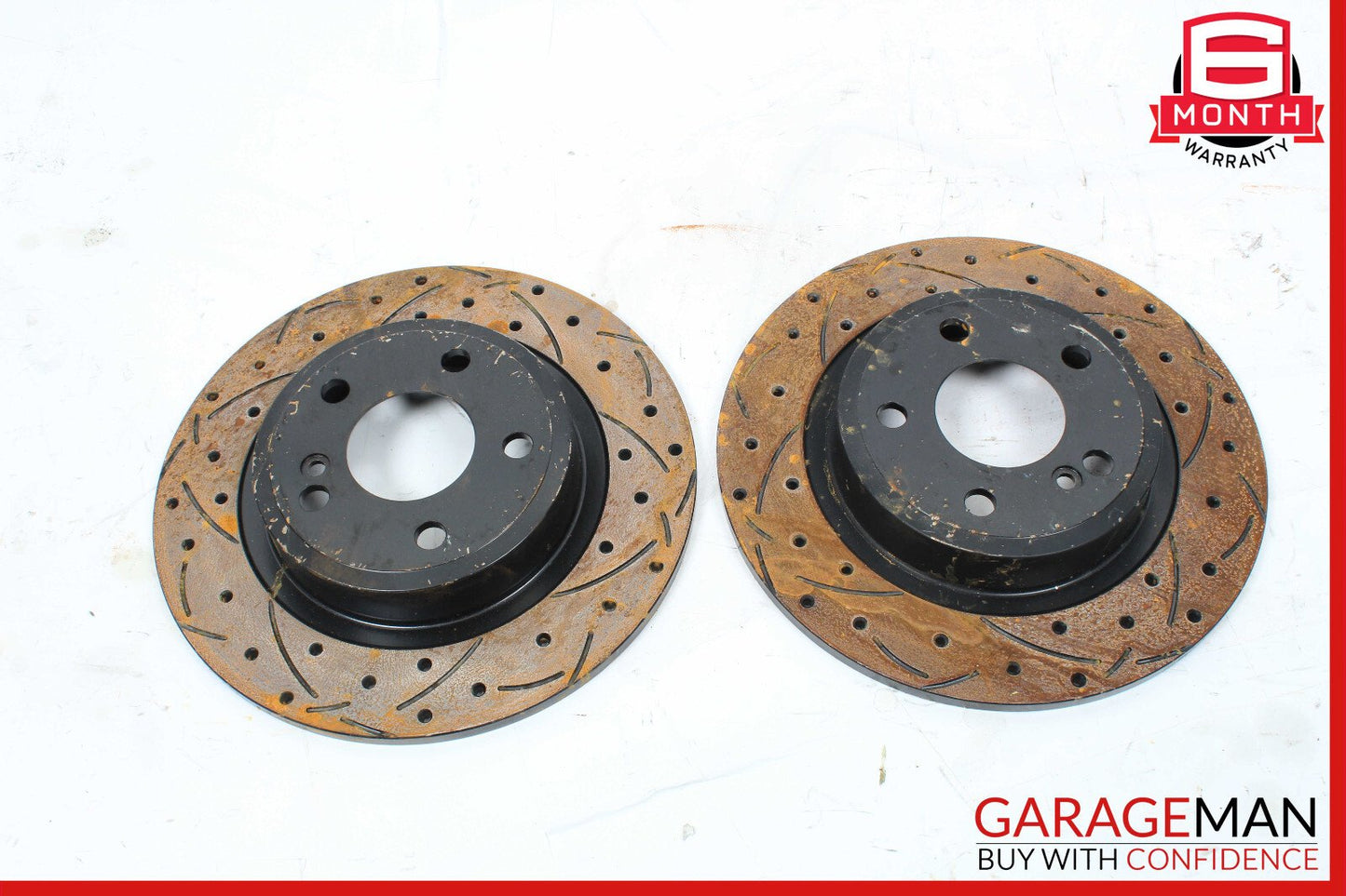 14-18 Mercedes W117 CLA250 Rear Left & Right Brake Rotors Disk Set of 2 OEM