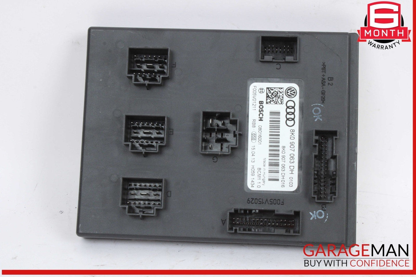 09-17 Audi Q5 SQ5 A4 A5 BCM Onboard Supply Control Module Unit 8K0907063DH OEM