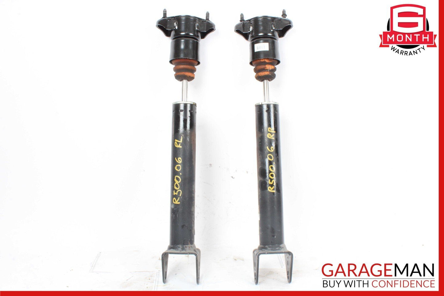 06-13 Mercedes W251 R500 Rear Left & Right Air Shock Absorber Strut Set of 2 Pc