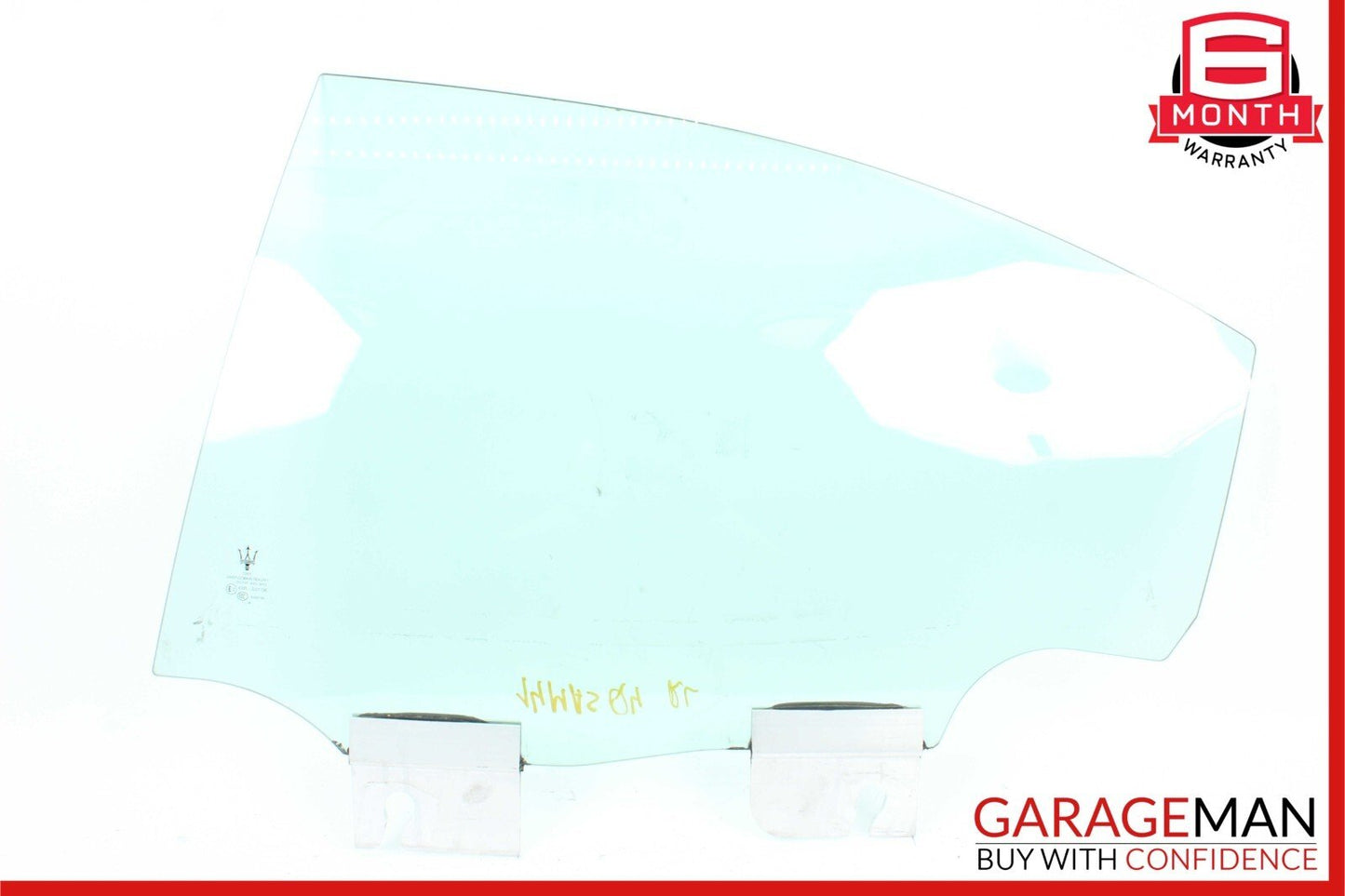 14-17 Maserati Ghibli Rear Left Driver Side Door Window Auto Glass Clear OEM