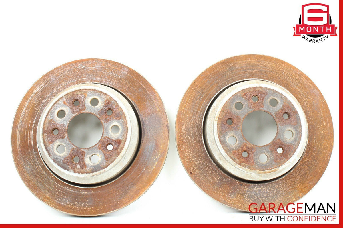 14-17 Maserati Ghibli Rear Left & Right Side Brake Rotor Disc Set of 2 Pc OEM