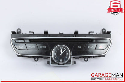 15-18 Mercedes W205 C300 Center Dashboard Hazard Control Switch w/ Clock Assy