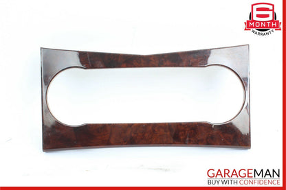 08-14 Mercedes W204 C300 AC A/C Climate Control Switch Trim Cover Bezel Wood