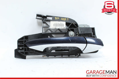 07-13 Mercedes W221 S400 S550 Rear Right Exterior Door Handle Keyless Go Blue