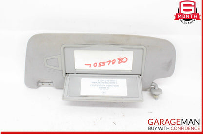 07-14 Mercedes W216 CL550 Front Left Driver Side Sun Visor Sunvisor Gray OEM