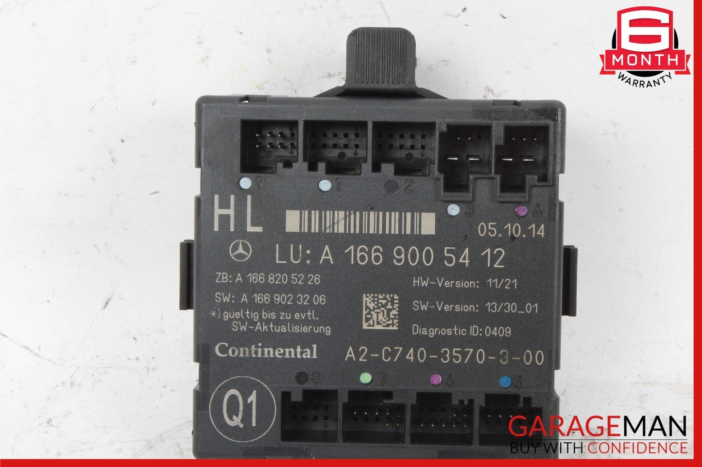 12-19 Mercedes W166 ML400 GL450 GLA250 Rear Left Side Door Control Module OEM