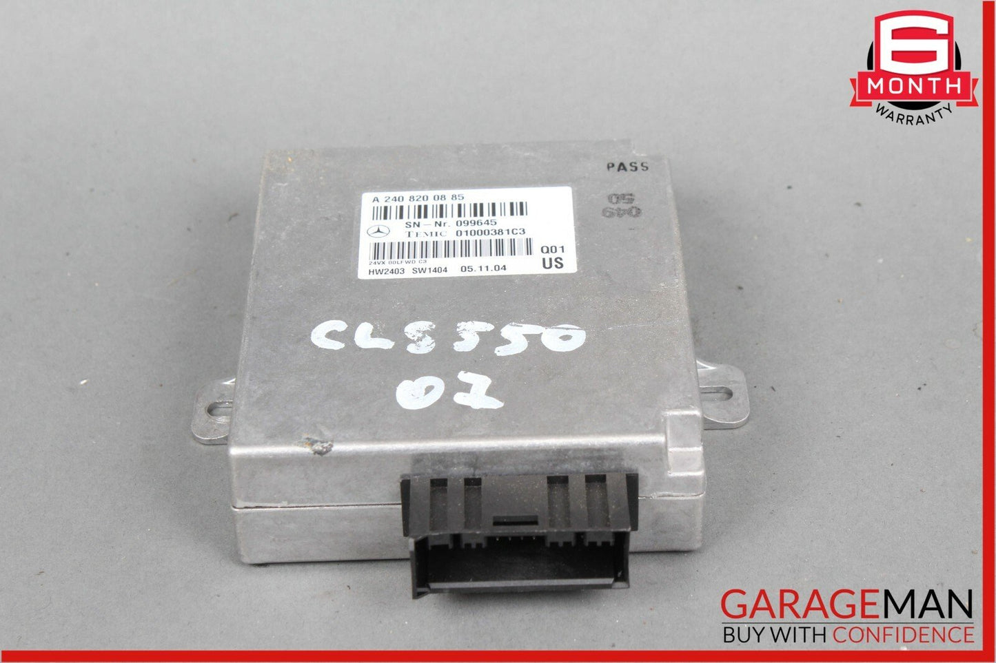06-09 Mercedes W219 CLS500 Voice Computer Control Module 2408200885 OEM
