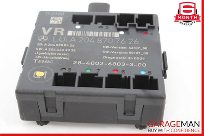 08-18 Mercedes CLS400 C300 C250 E400 Front Right Side Door Control Module Unit