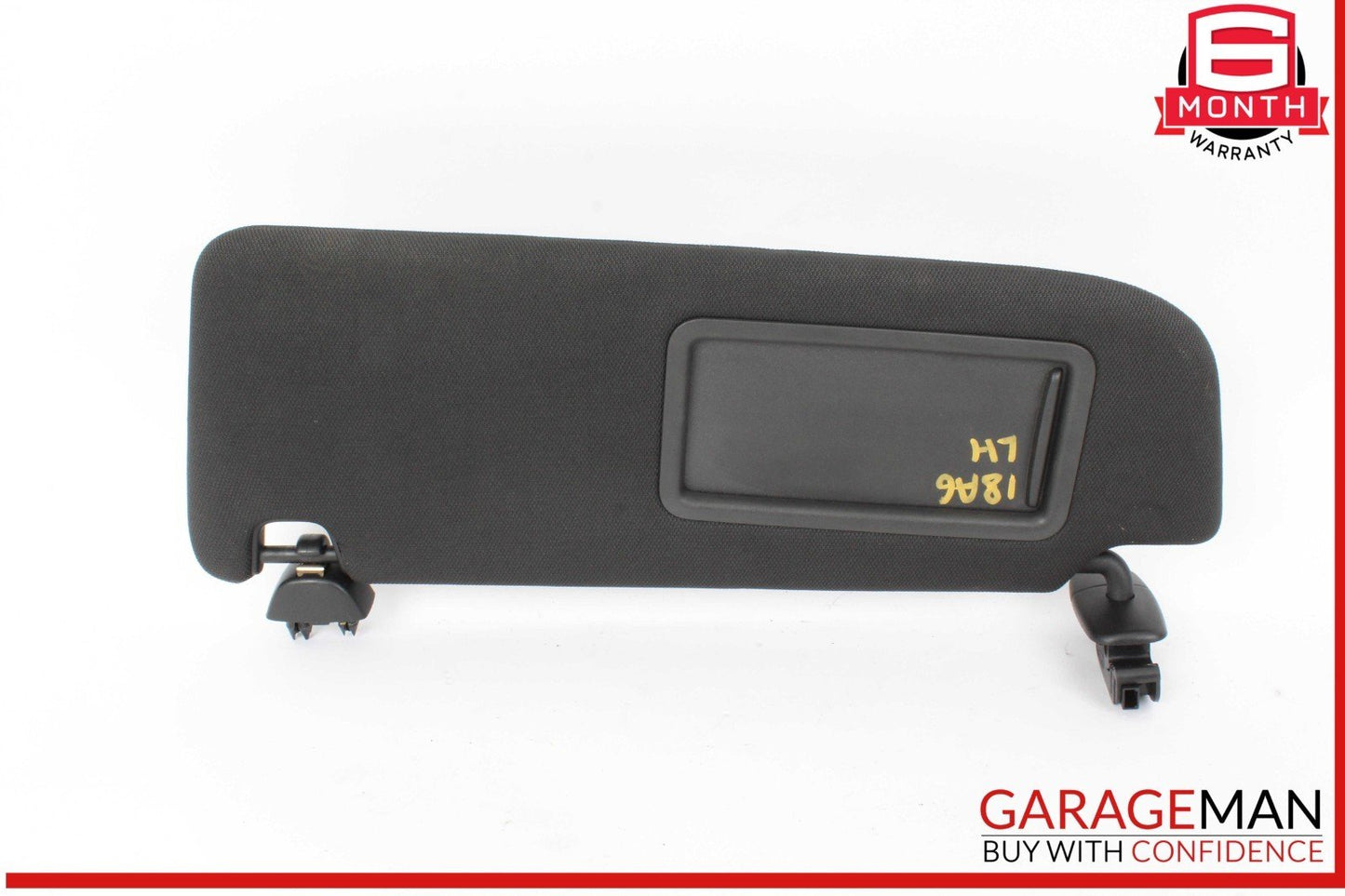 16-18 Audi A6 A7 Front Left Driver Side Sun Visor Sunvisor Black 4G0857551M OEM