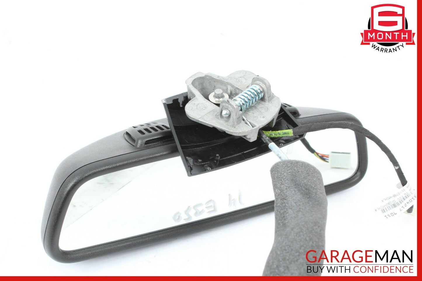 10-16 Mercedes W212 E350 C250 Front Top Upper Rear View Mirror Black 2048104217
