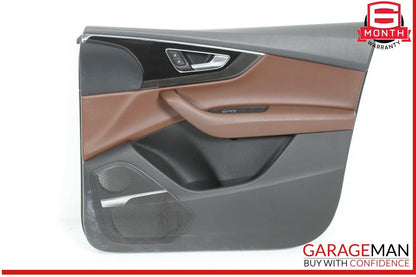 17-19 Audi Q7 Front Right Passenger Side Interior Door Panel Trim OEM
