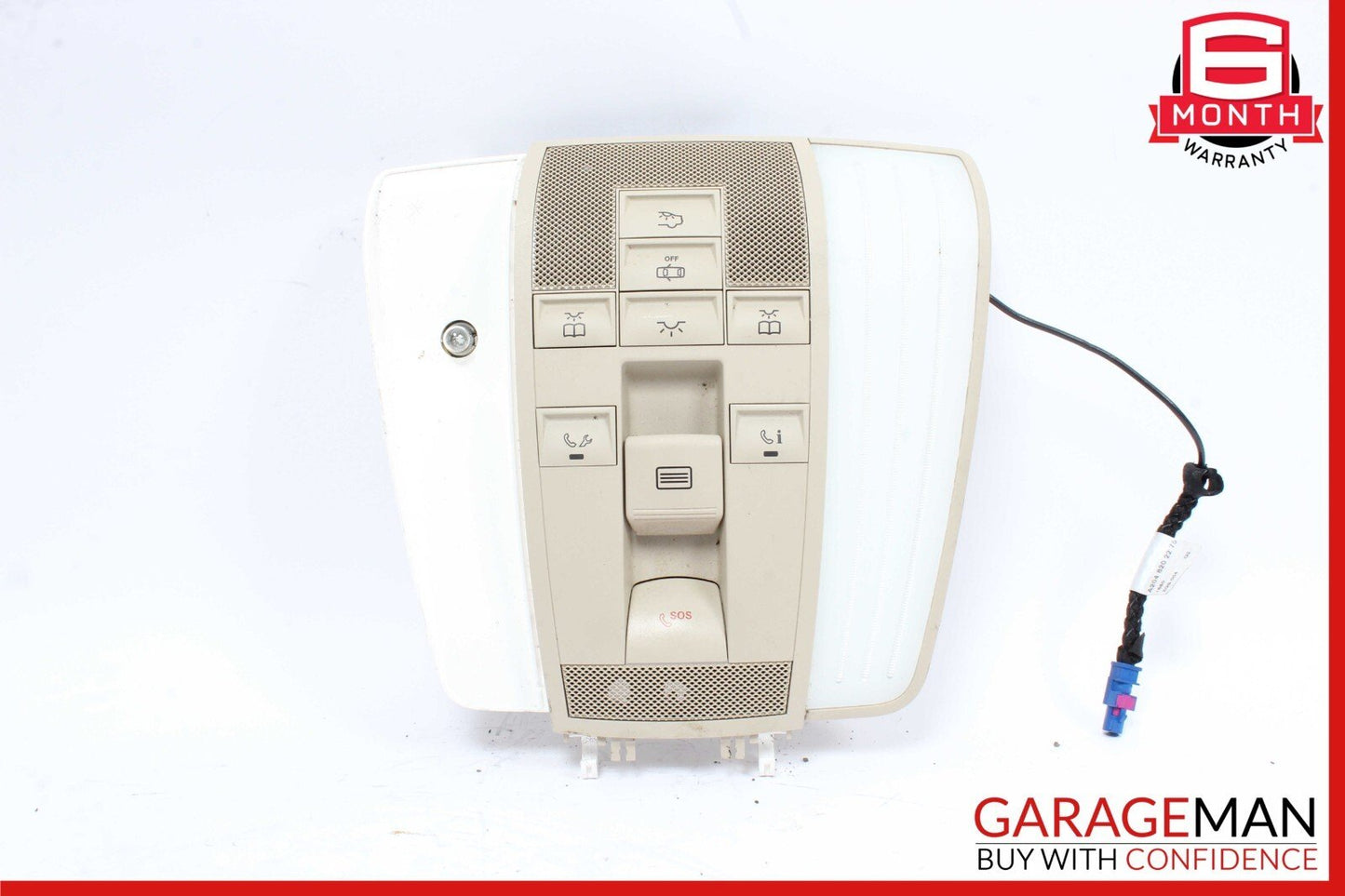 12-18 Mercedes W218 CLS500 CLS400 E350 E400 Front Overhead Dome Light Lamp Beige