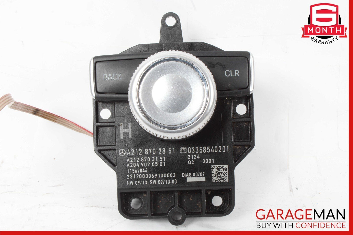 10-13 Mercedes W212 E350 E550 Console Head Unit Controller Knob Multi Switch OEM