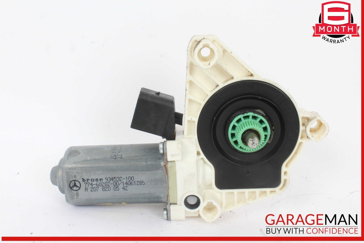 10-20 Mercedes W212 E350 E550 Rear Left Window Regulator Motor 2078200542 OEM