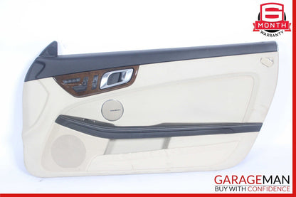 12-16 Mercedes R172 SLK250 Front Right Interior Door Trim Panel Cover Assy Beige